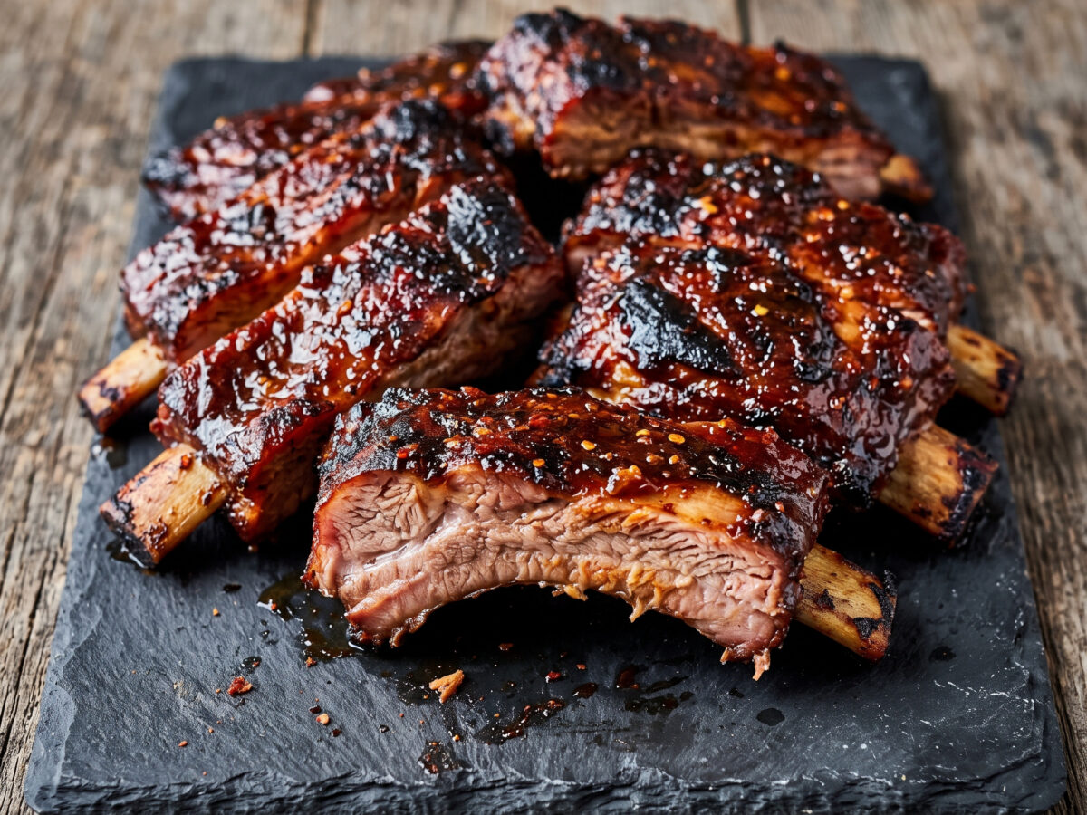 Pikante Schweinerippchen vom Braai