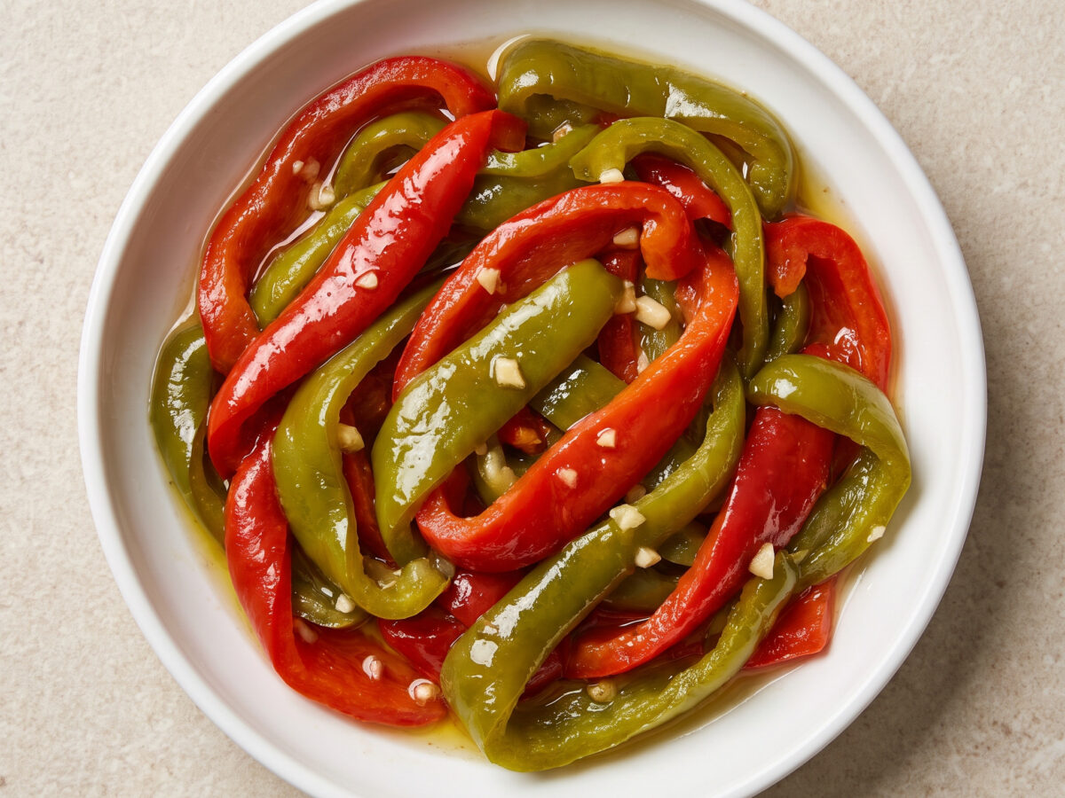 Pimentos assados direkt vom Grill