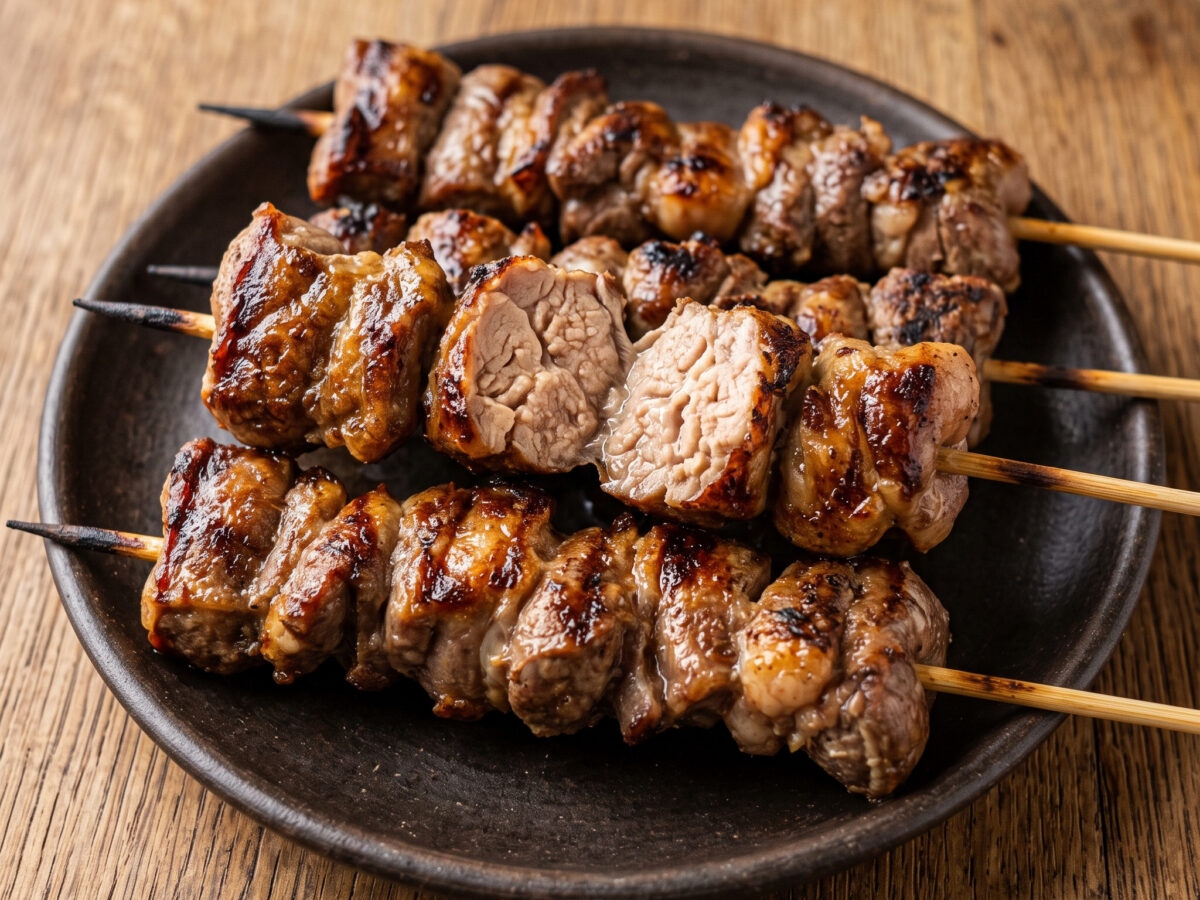 Pinchos de mollejas