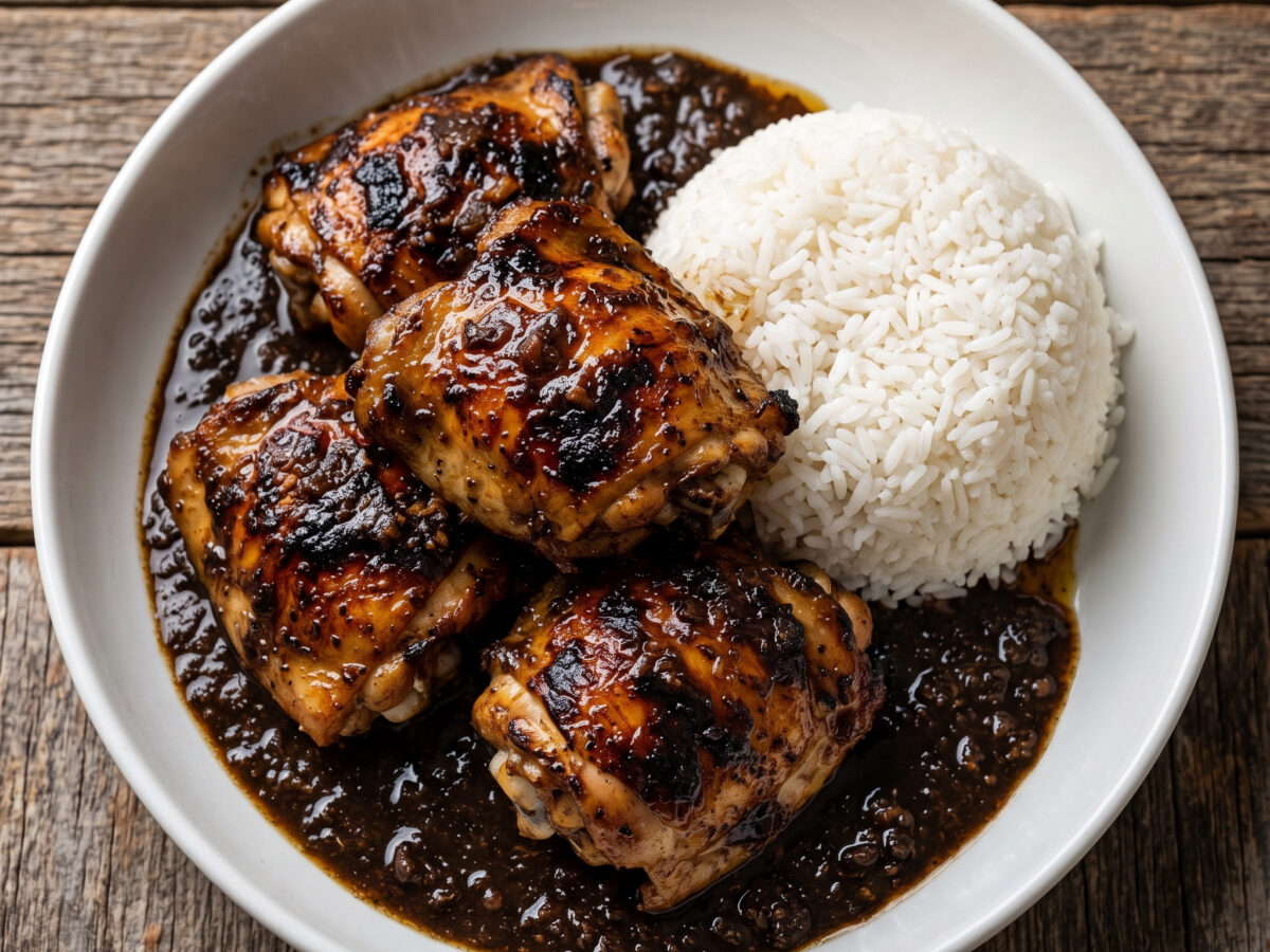 Schwarze Kokosnote vom Grill
