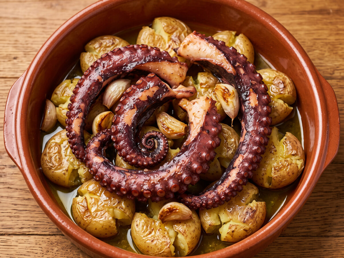 Polvo à lagareiro vom Grill