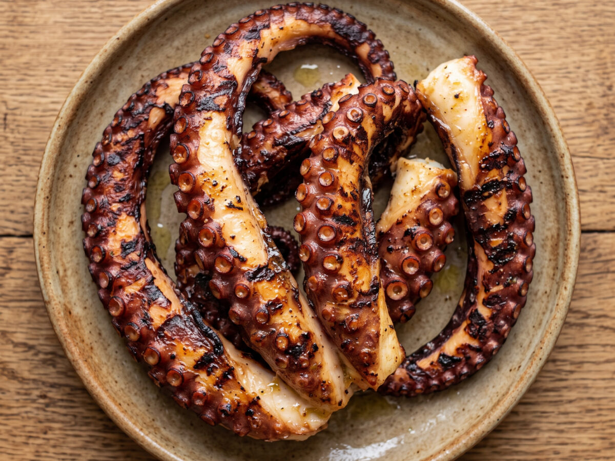 Poulpe grillé: Oktopus mit tunesischer Würze