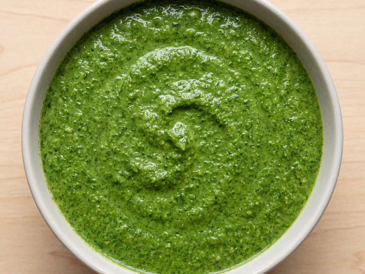 Grüne Frische zur Glut
