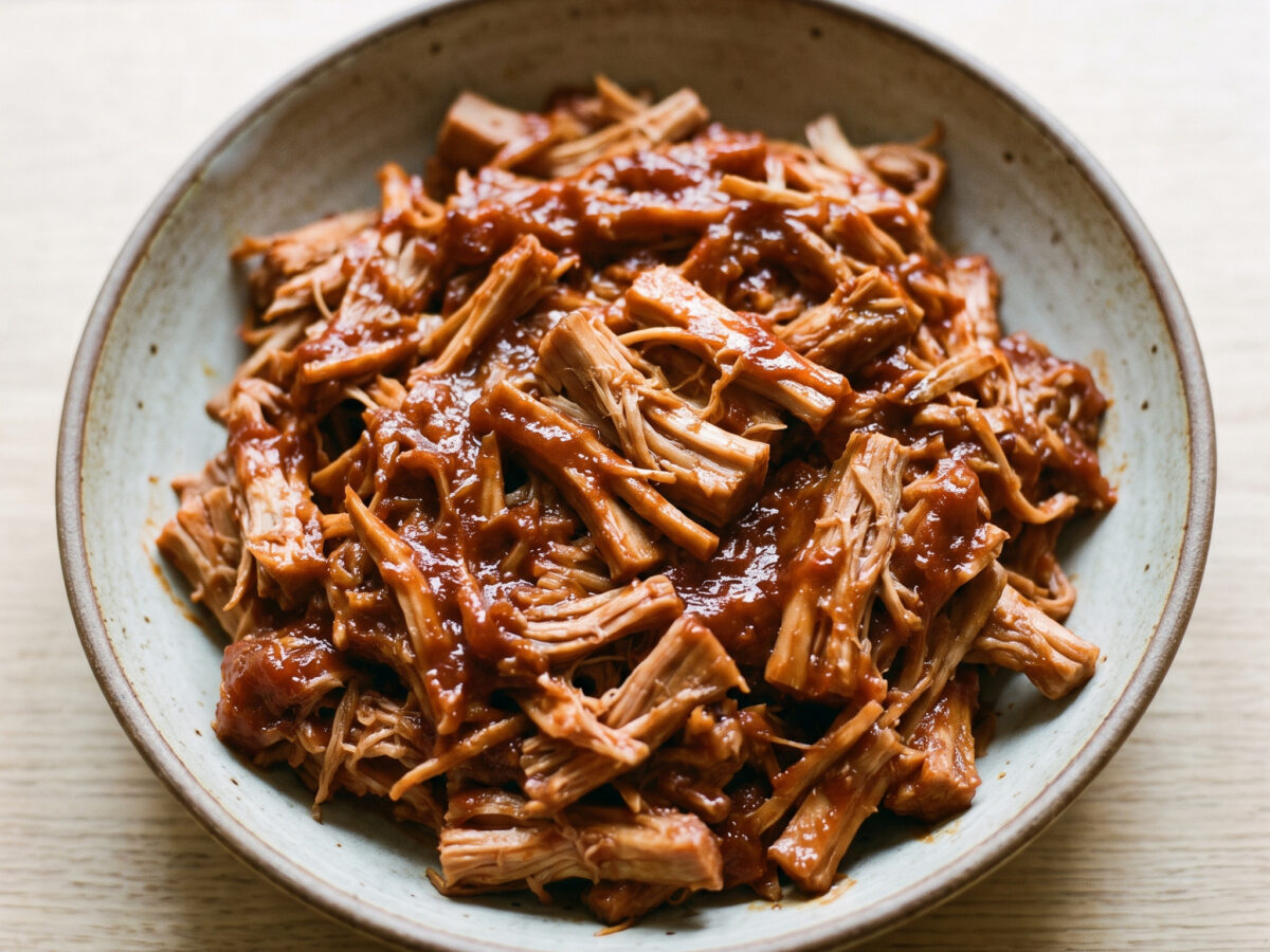 Pulled Jackfruit vom Smoker