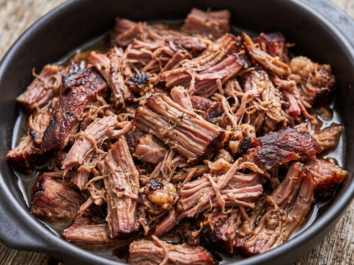 Pulled Pork vom Schweinsschopf