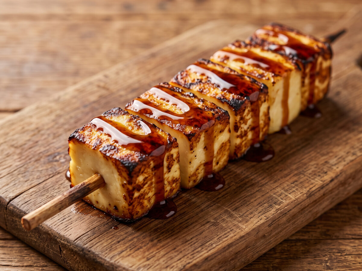 Queijo coalho mit Melaço vom Grill
