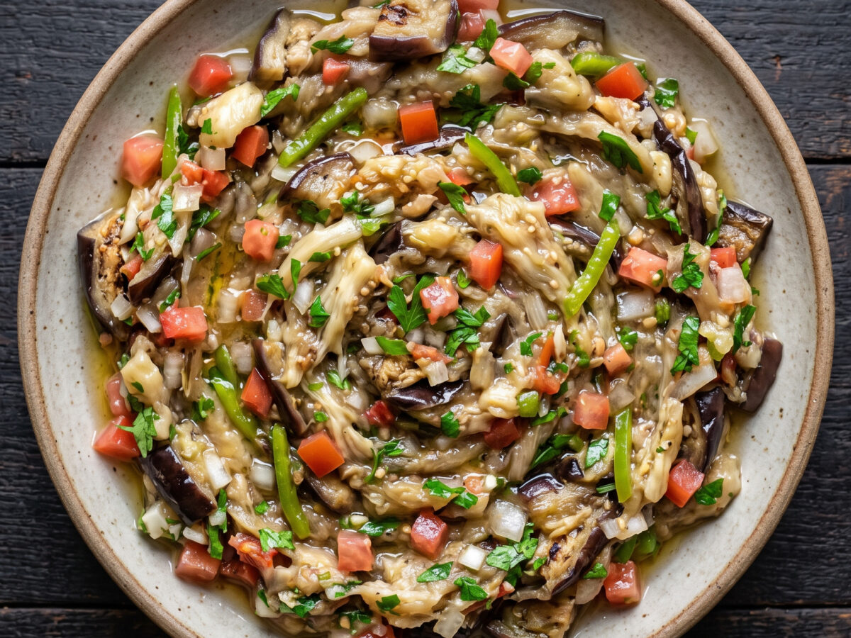 Rauchige Aubergine für die Grilltafel