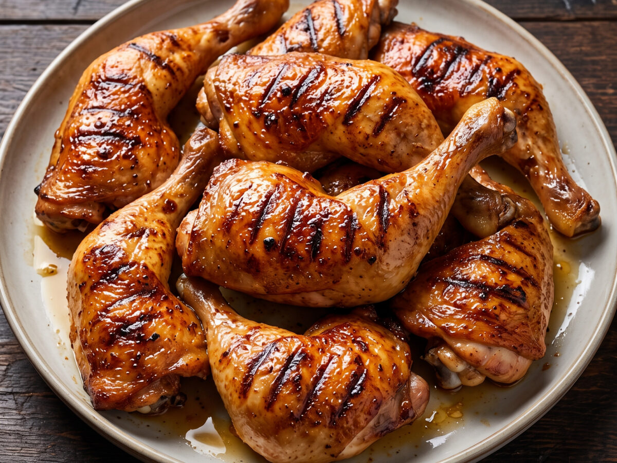Riesling-Hähnchenkeulen vom Grill