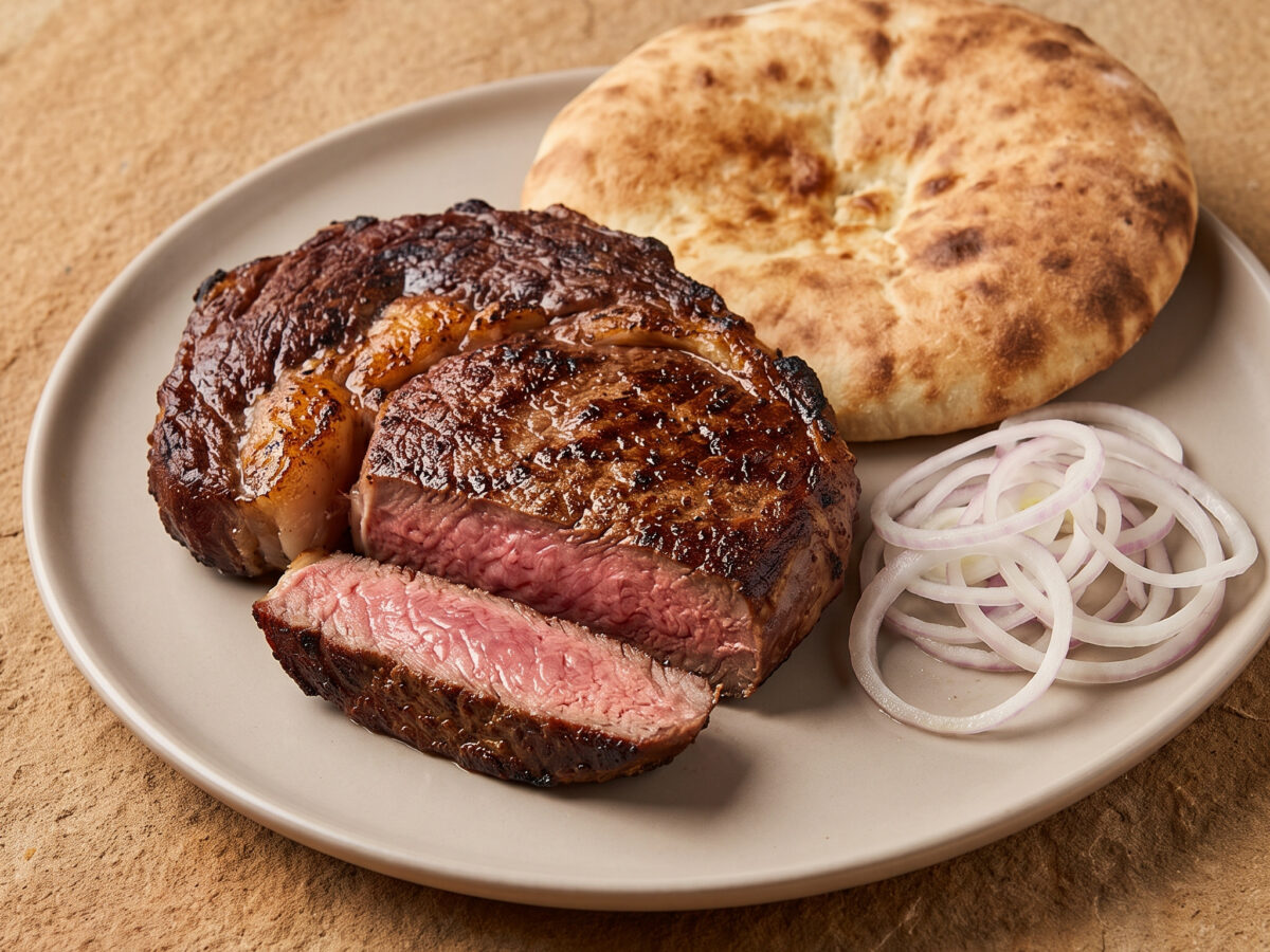 Rinder-Ribeye nach usbekischer Art