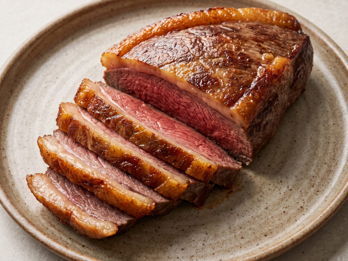 Rindersteak mit krosser Fettkruste