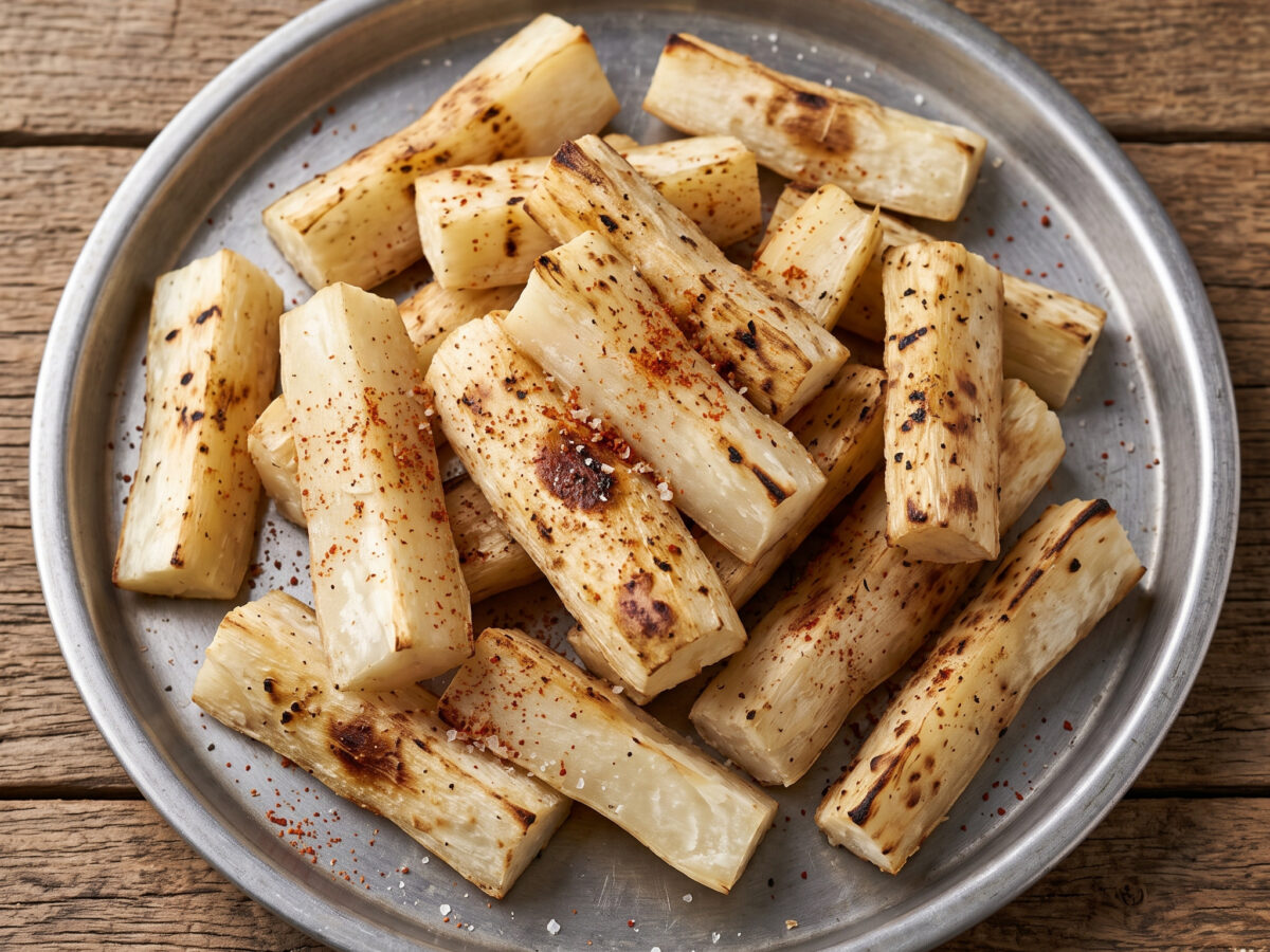 Roast Mhogo: Rauchiger Maniok vom Grill