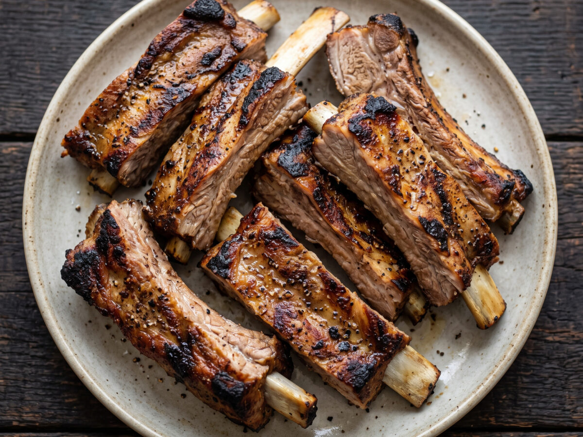 Rosticciana: Toskanische Schweinerippchen vom Grill