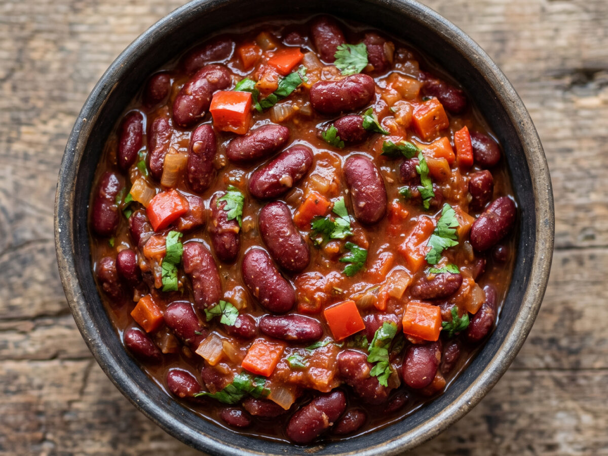 Rote Bohnen mit Paprika und Kreuzkümmel