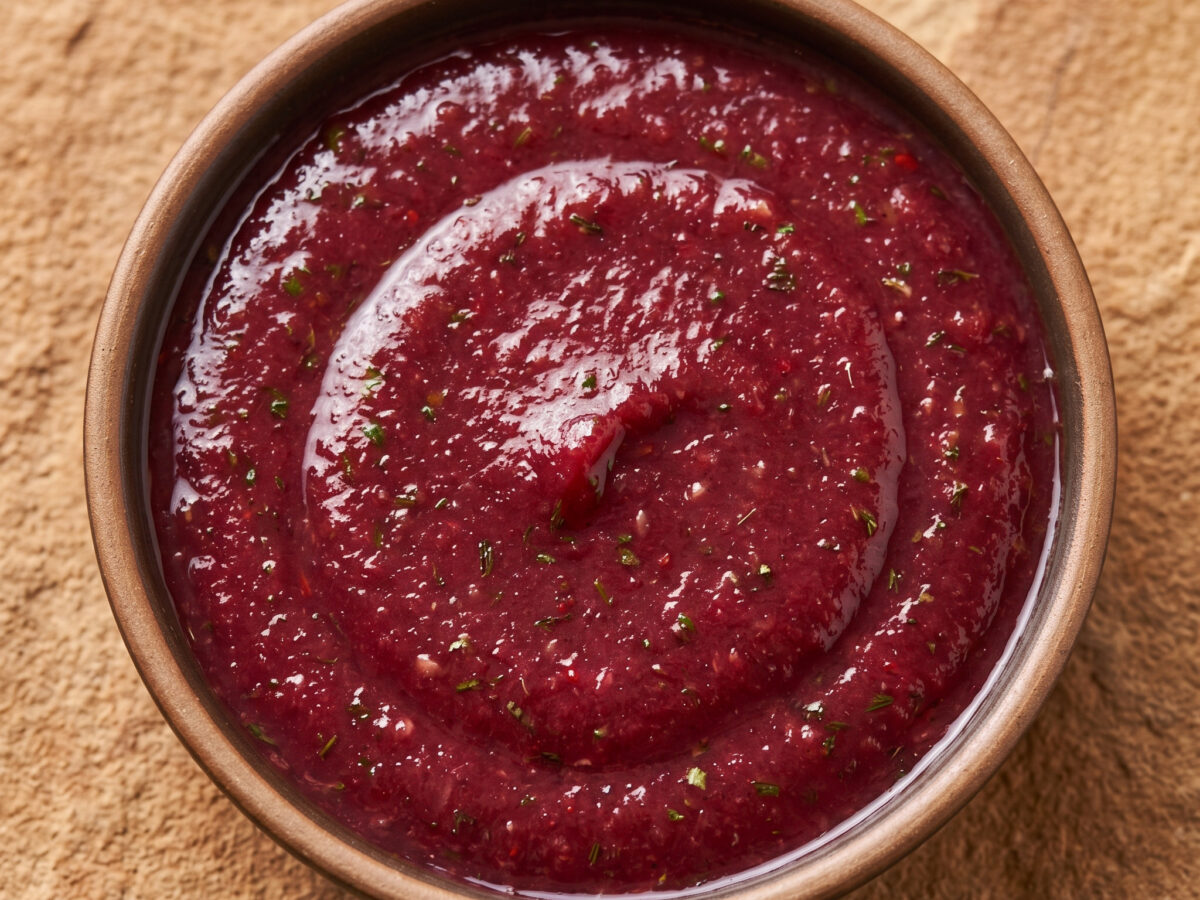 Rote Tkemali-Sauce