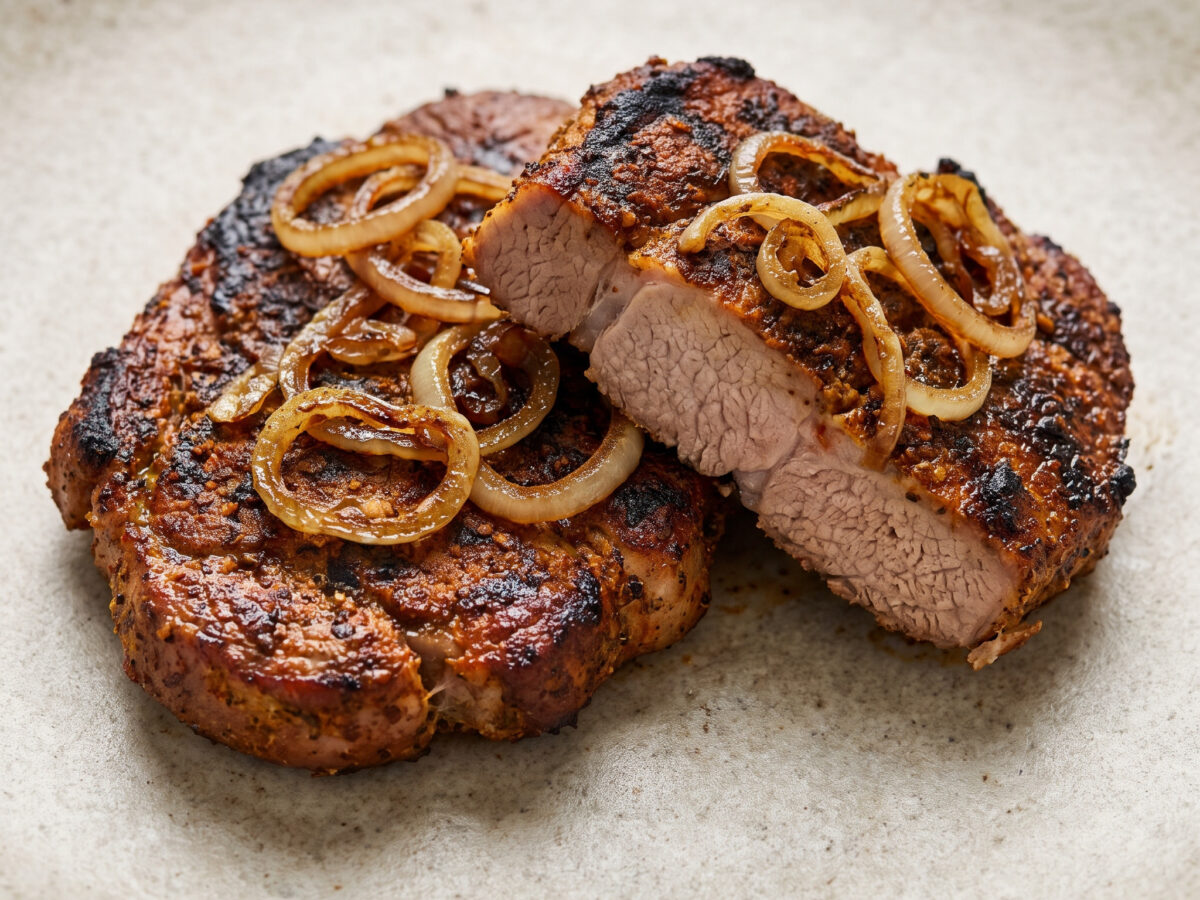 Saarländischer Schwenkbraten vom Schwenkrost