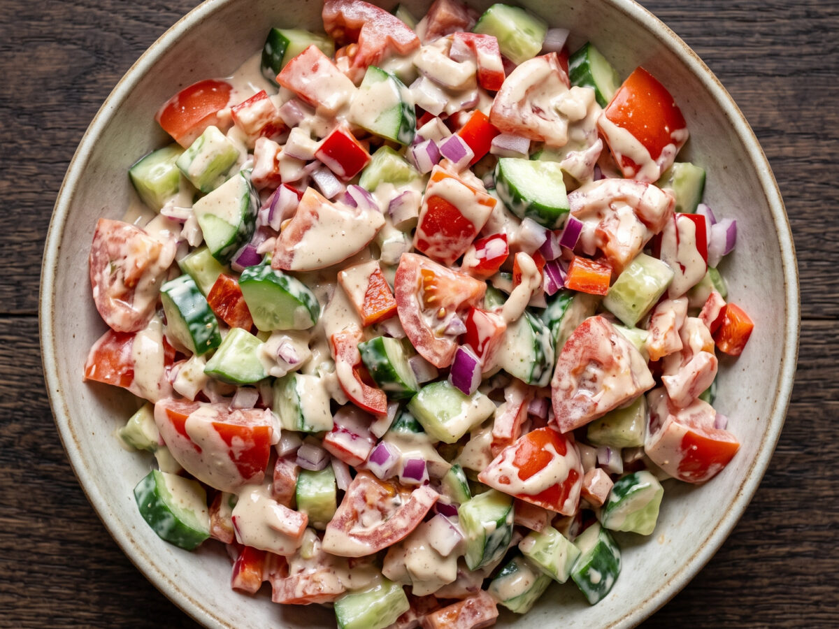 Salata Tahina für die Grilltafel
