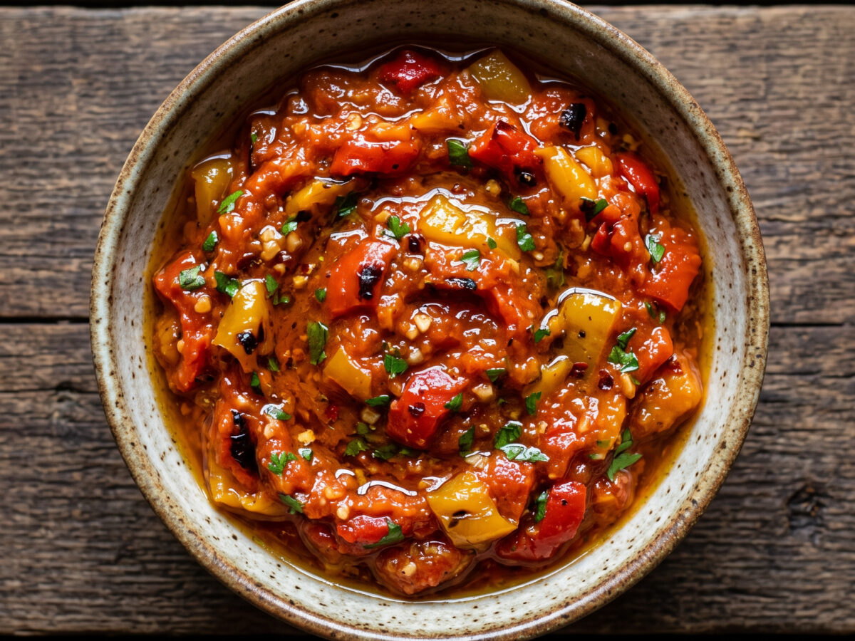 Salsa di peperoni grigliati – italienische Paprikasauce