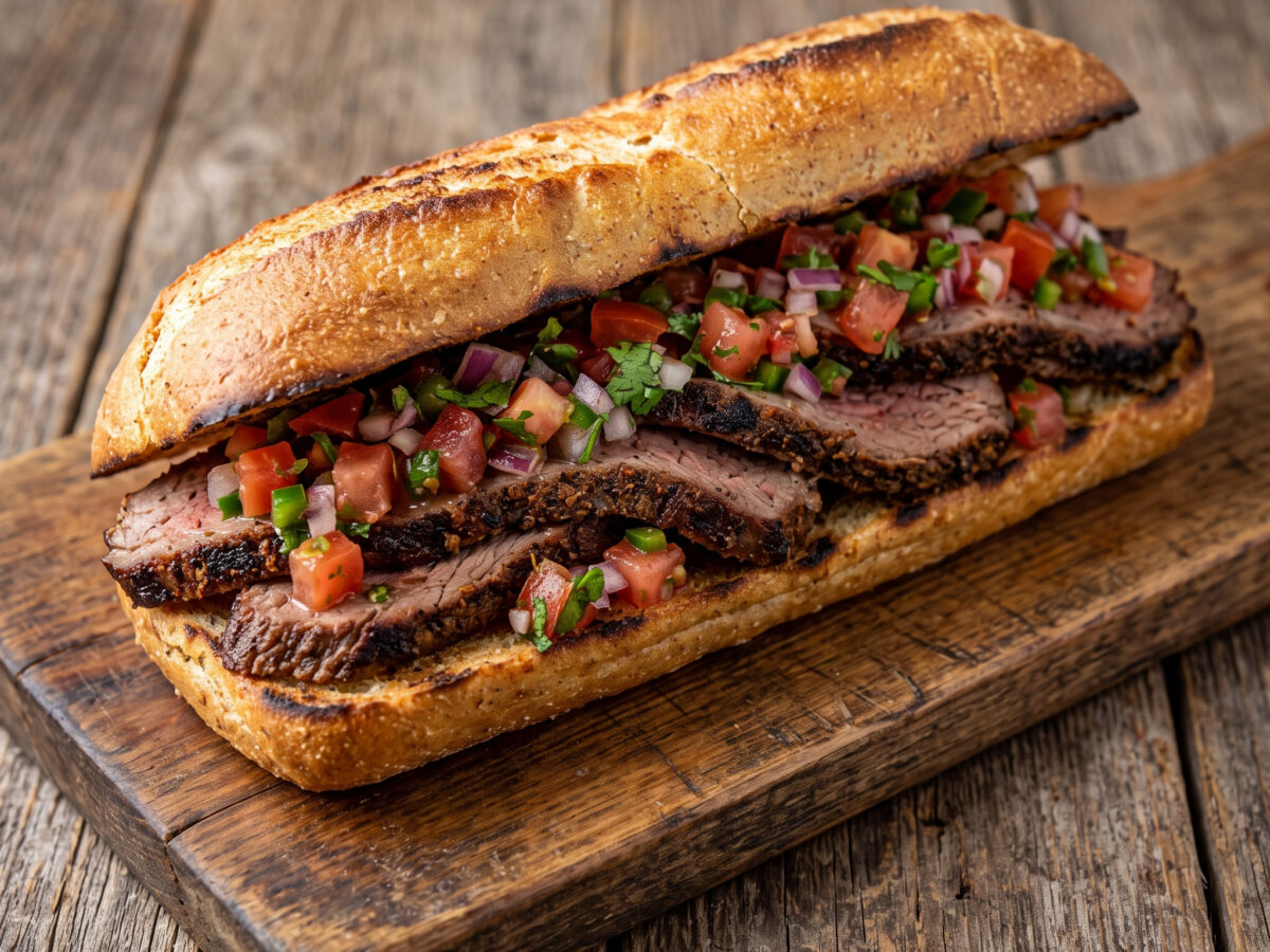Santa-Maria-Tri-Tip-Sandwich vom Grill