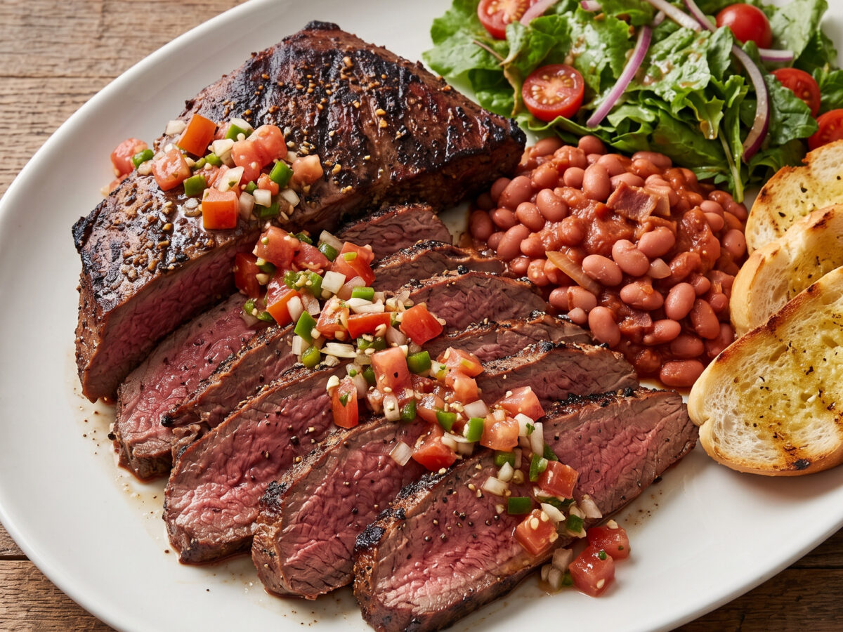 Santa Maria Tri-Tip über Red Oak gegrillt