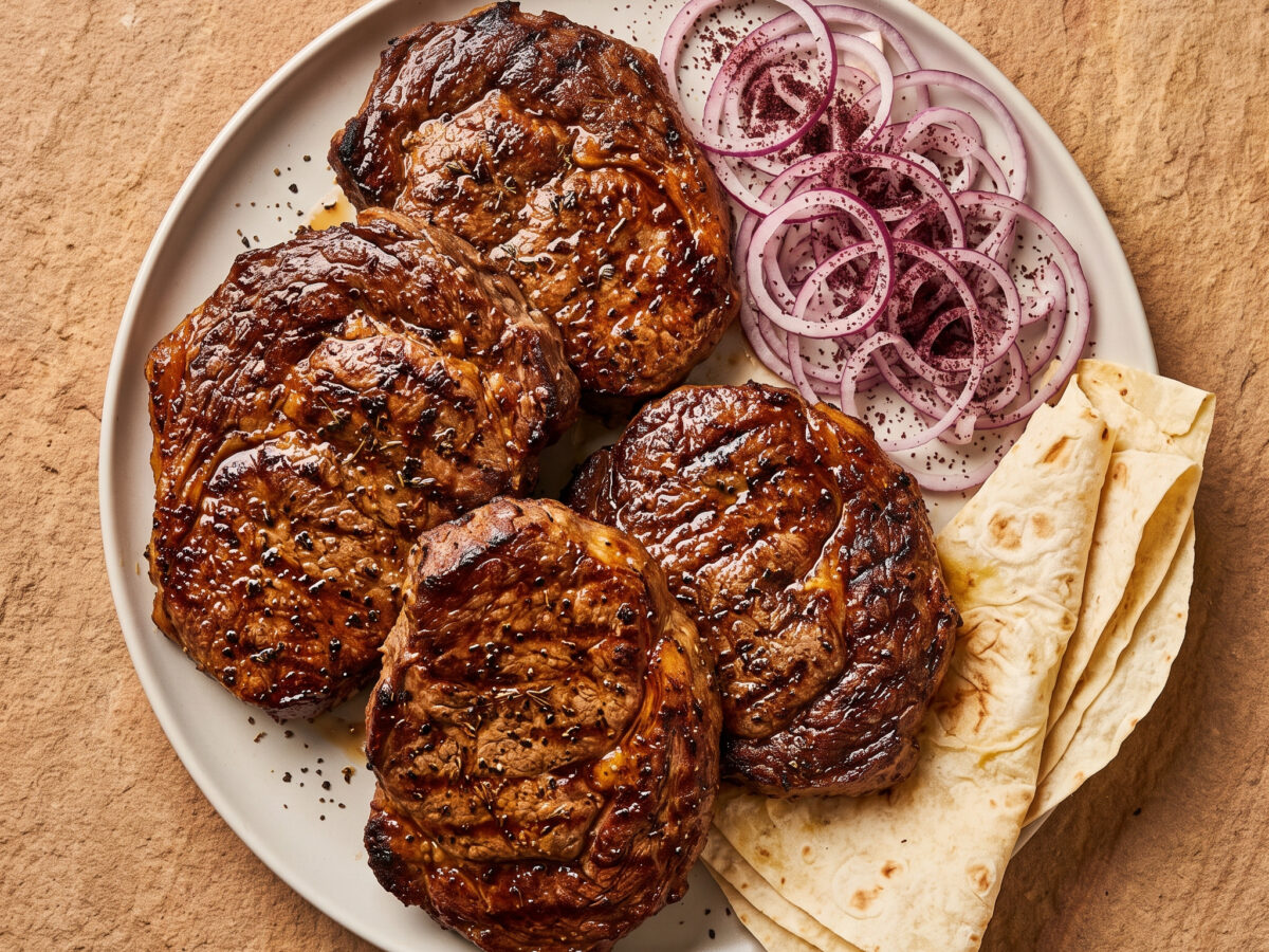 Şapalaq kababı vom Mangal