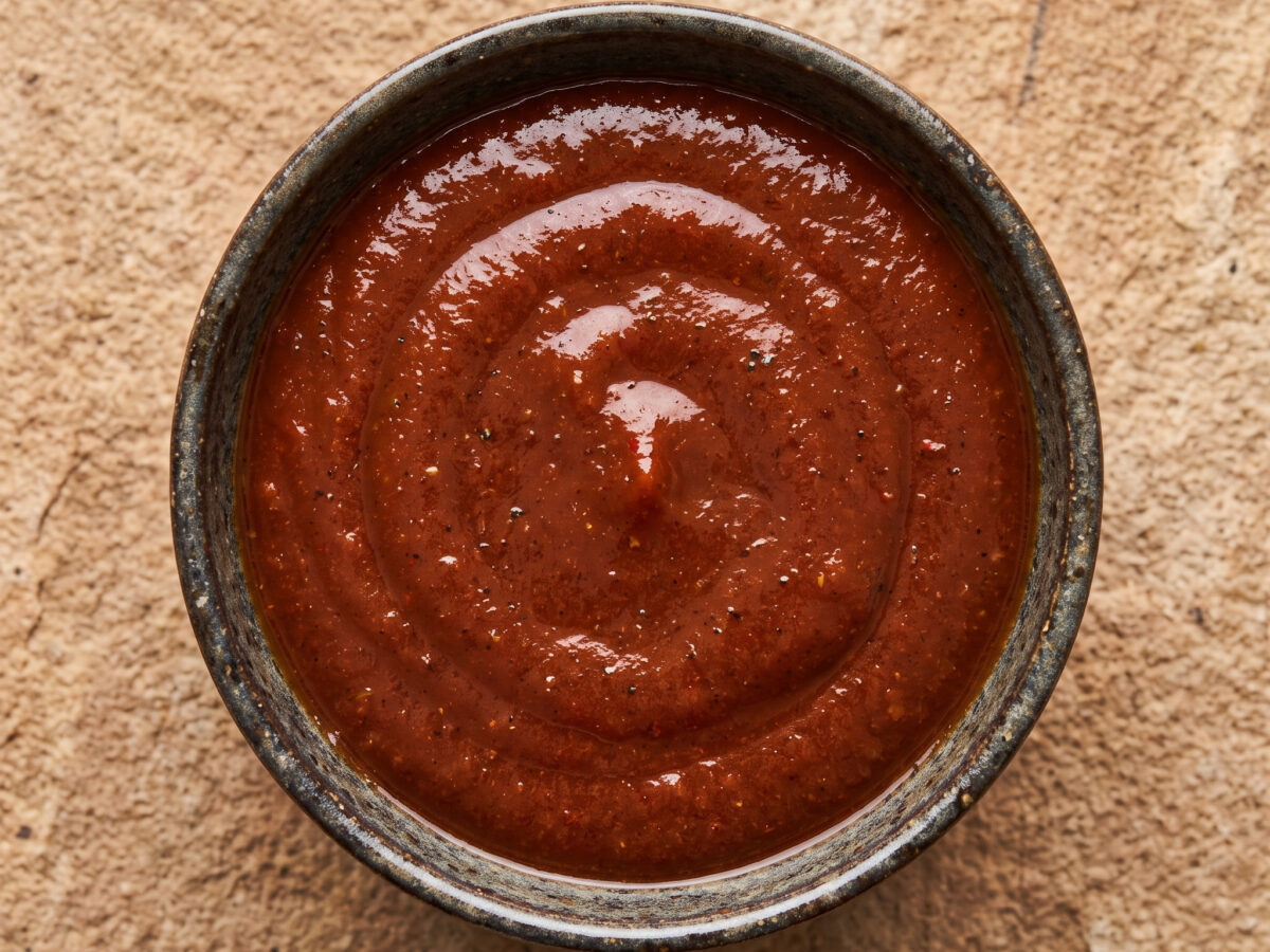 Schaschliksauce mit Tomate und Paprika