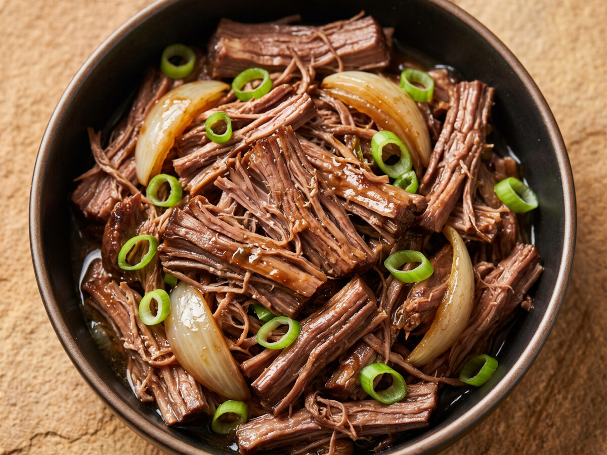 Shanghai-inspiriertes Smoked Pulled Beef