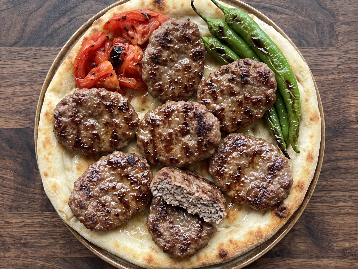 Sivas Köftesi vom Holzkohlegrill