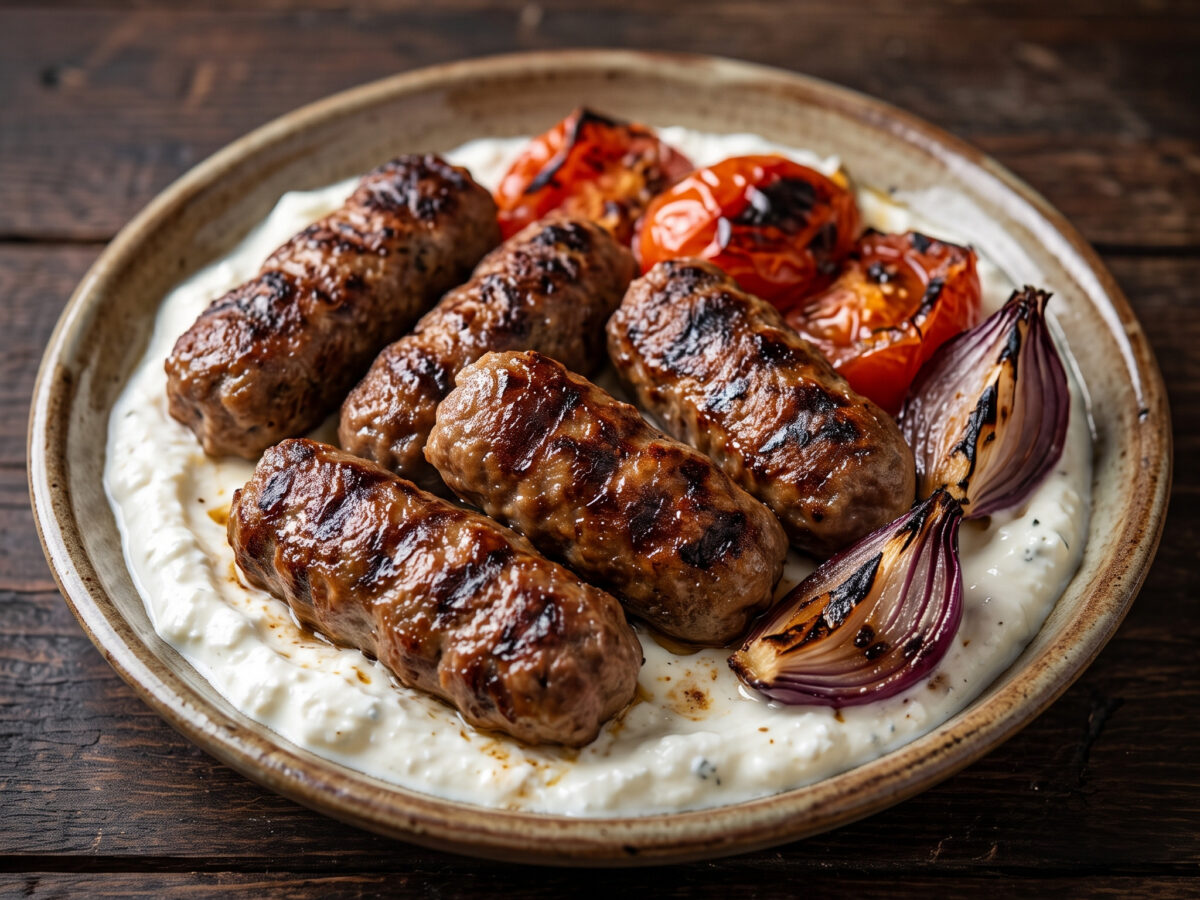 Soutzoukakia giaourtlou vom Grill