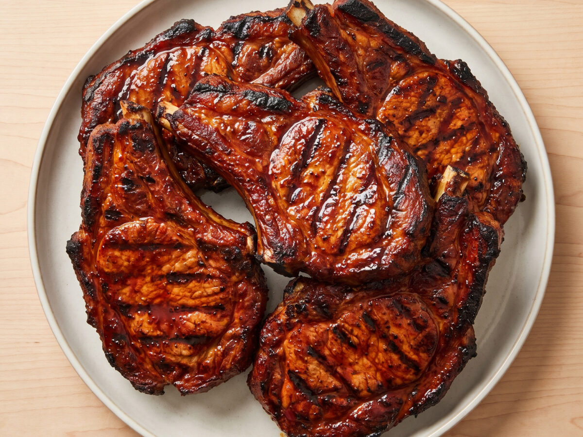 St. Louis Pork Steaks vom Grill