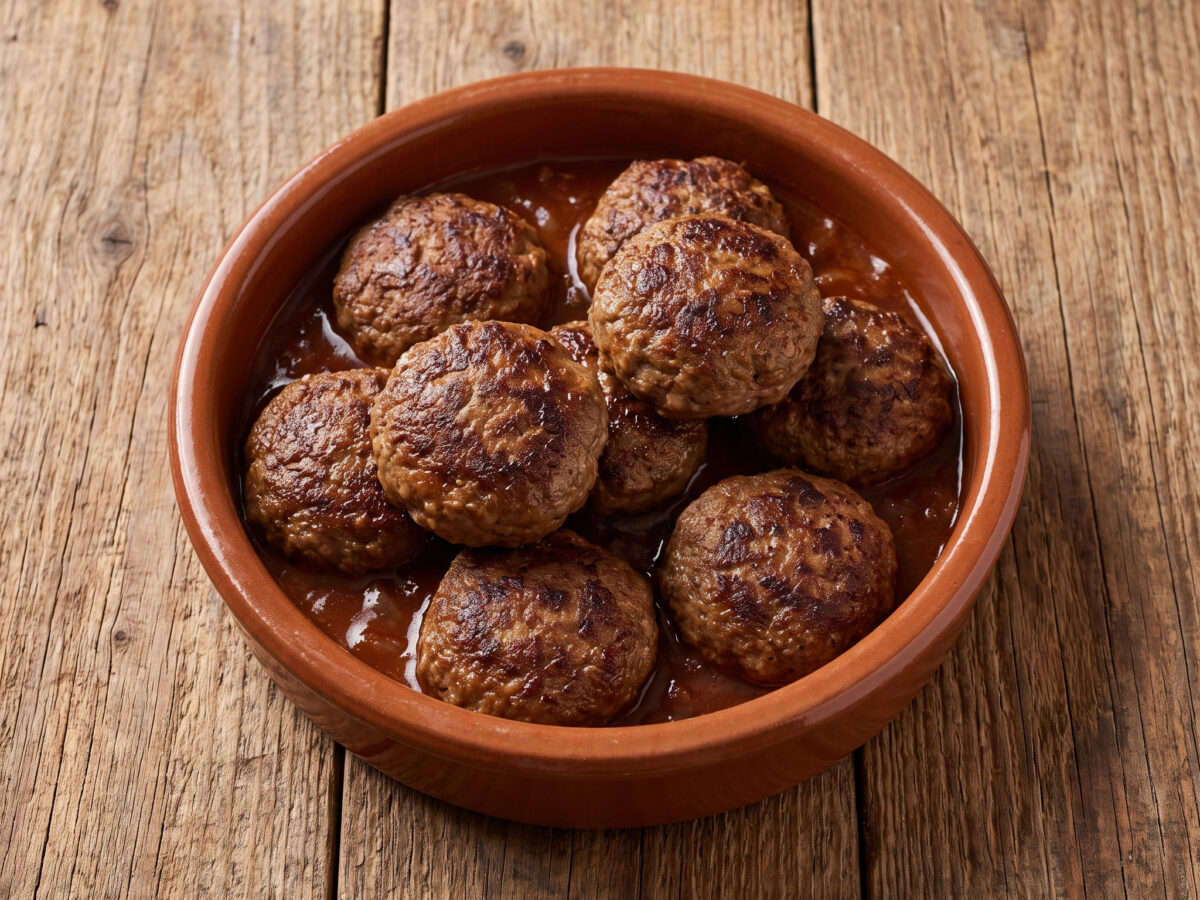 Südafrikanische Rindfleisch-Frikkadels vom Braai