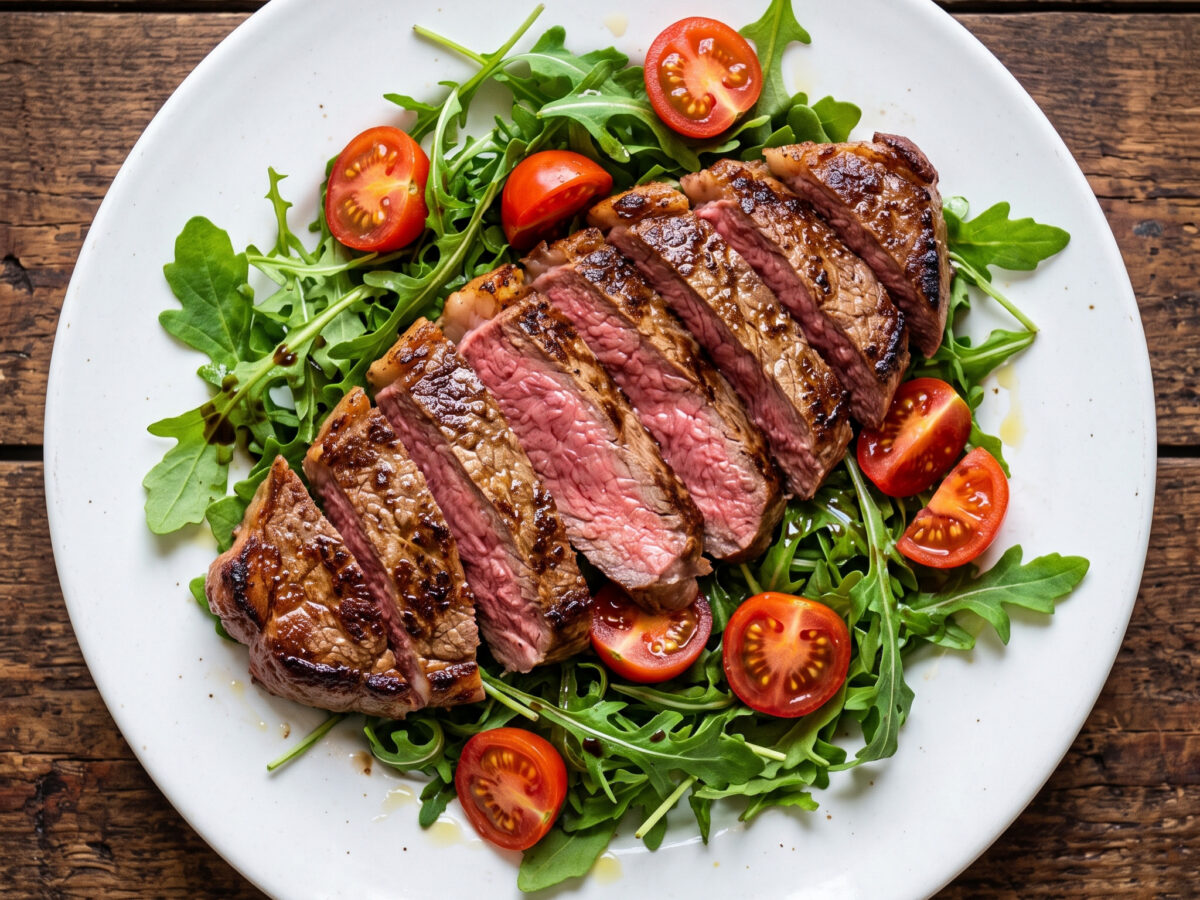 Tagliata di manzo vom direkten Grill
