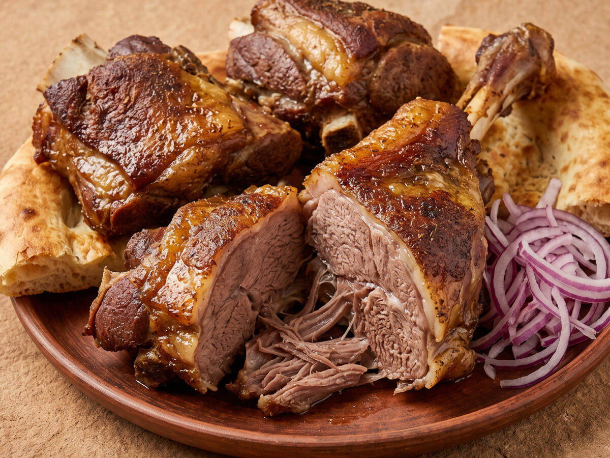 Glutkammer für zartes Lamm
