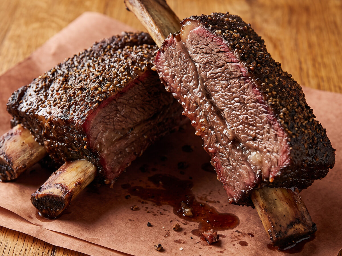Texas-Style Smoked Beef Plate Ribs