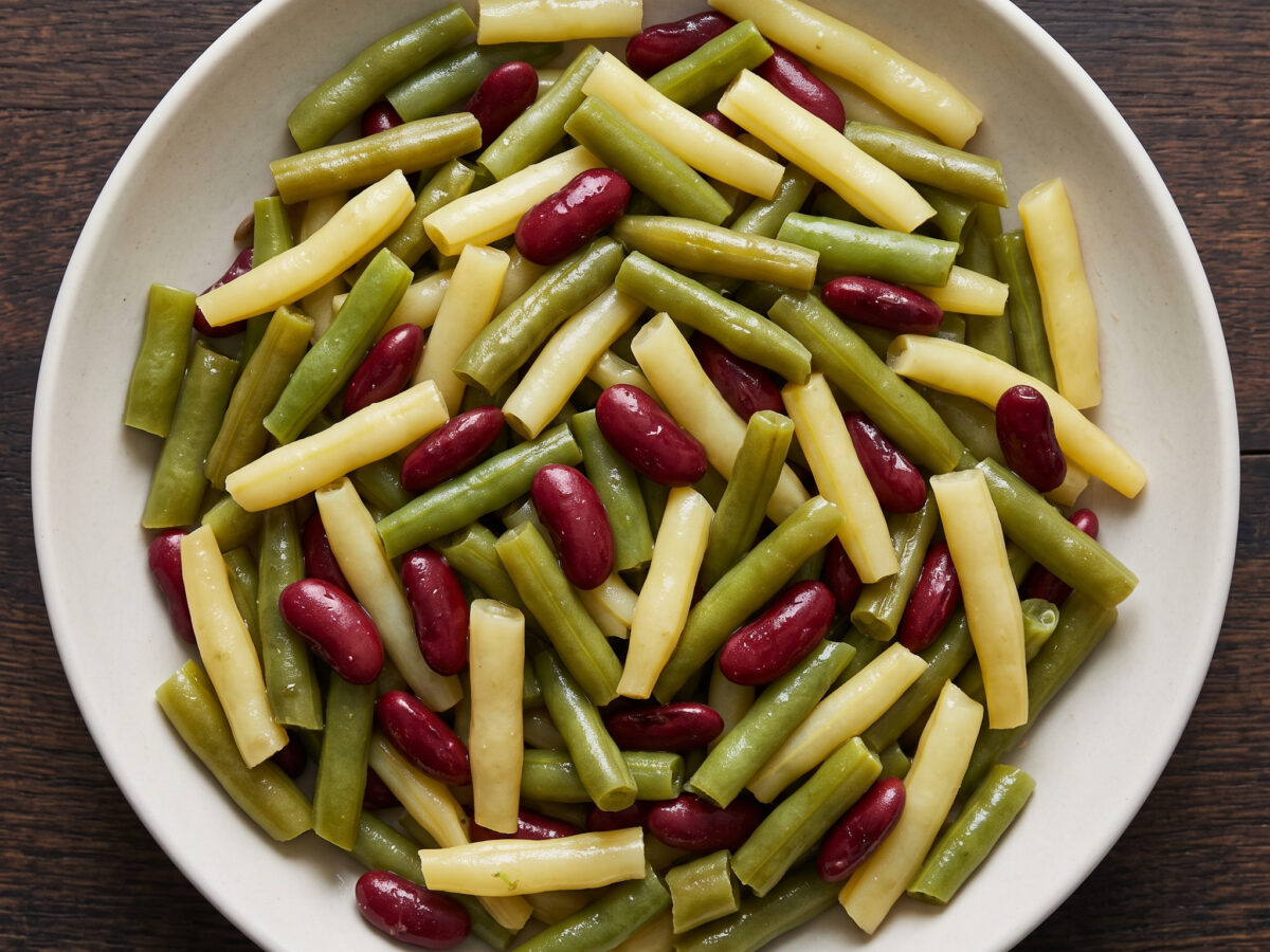 Three Bean Salad: süß-säuerlich zum BBQ