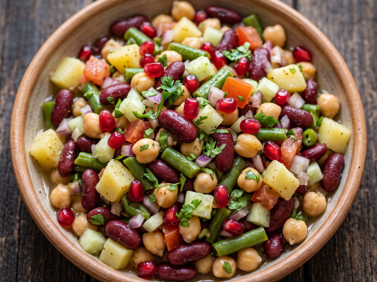 Three Beans Chaat aus Pakistan