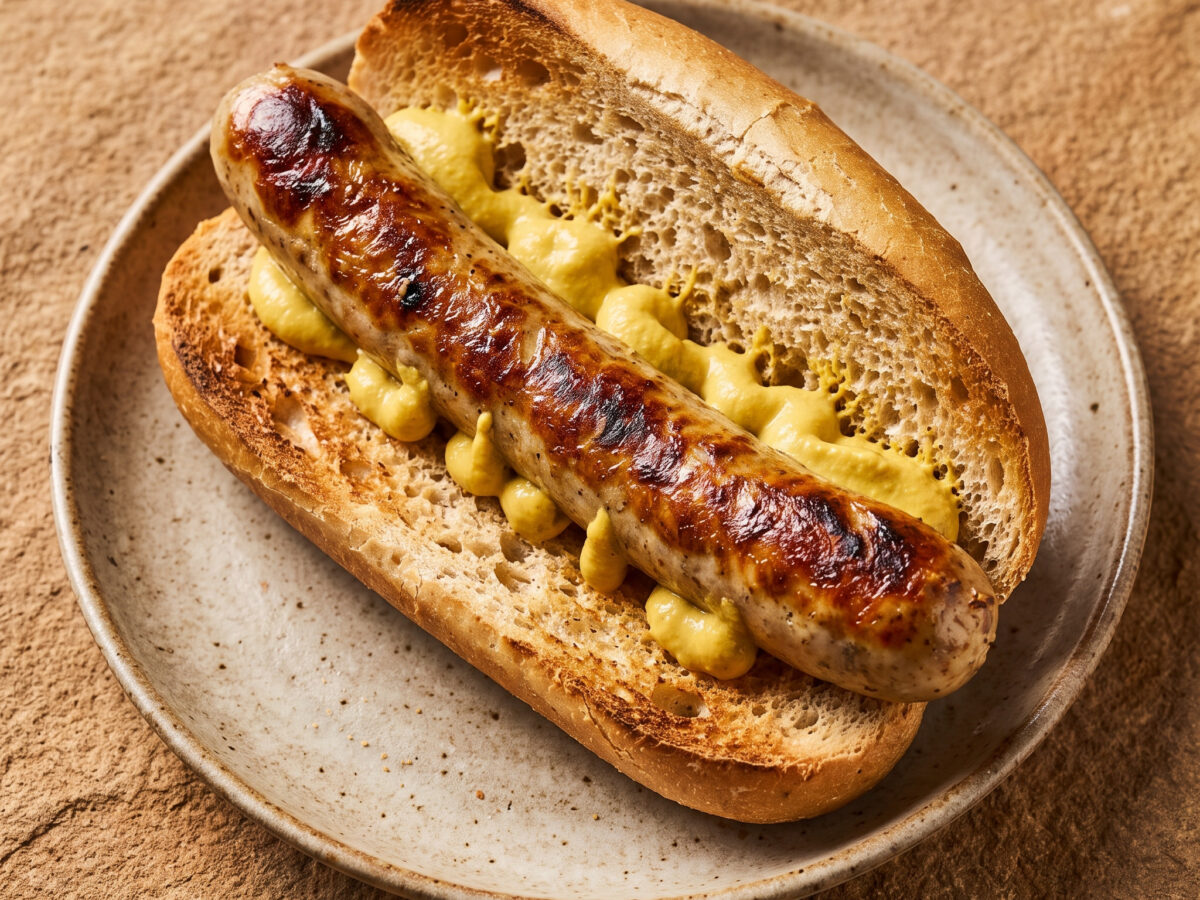 Goldbraun vom Holzkohlegrill