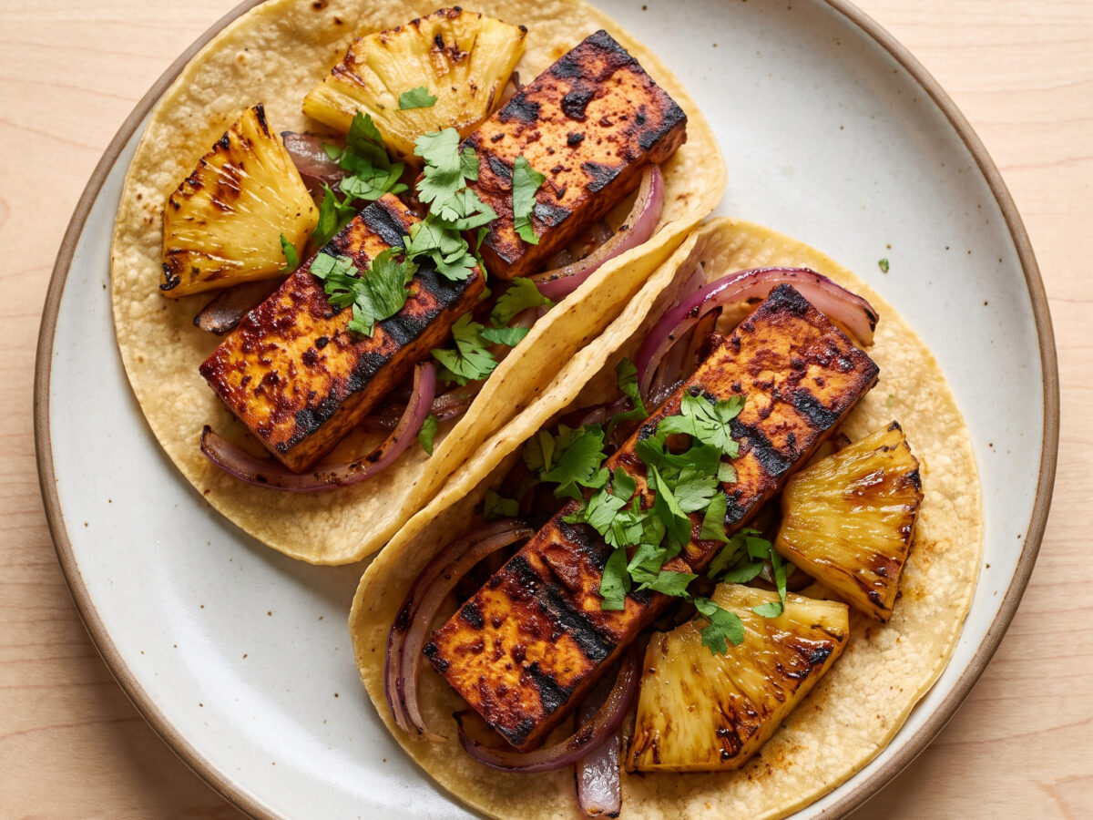 Tofu al pastor vom Grill