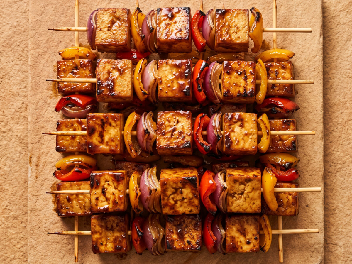 Tofu-Sosaties vom Braai