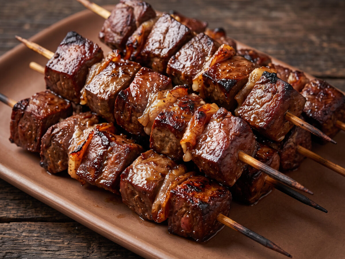 Tunesische Schaffleber-Spieße vom Grill