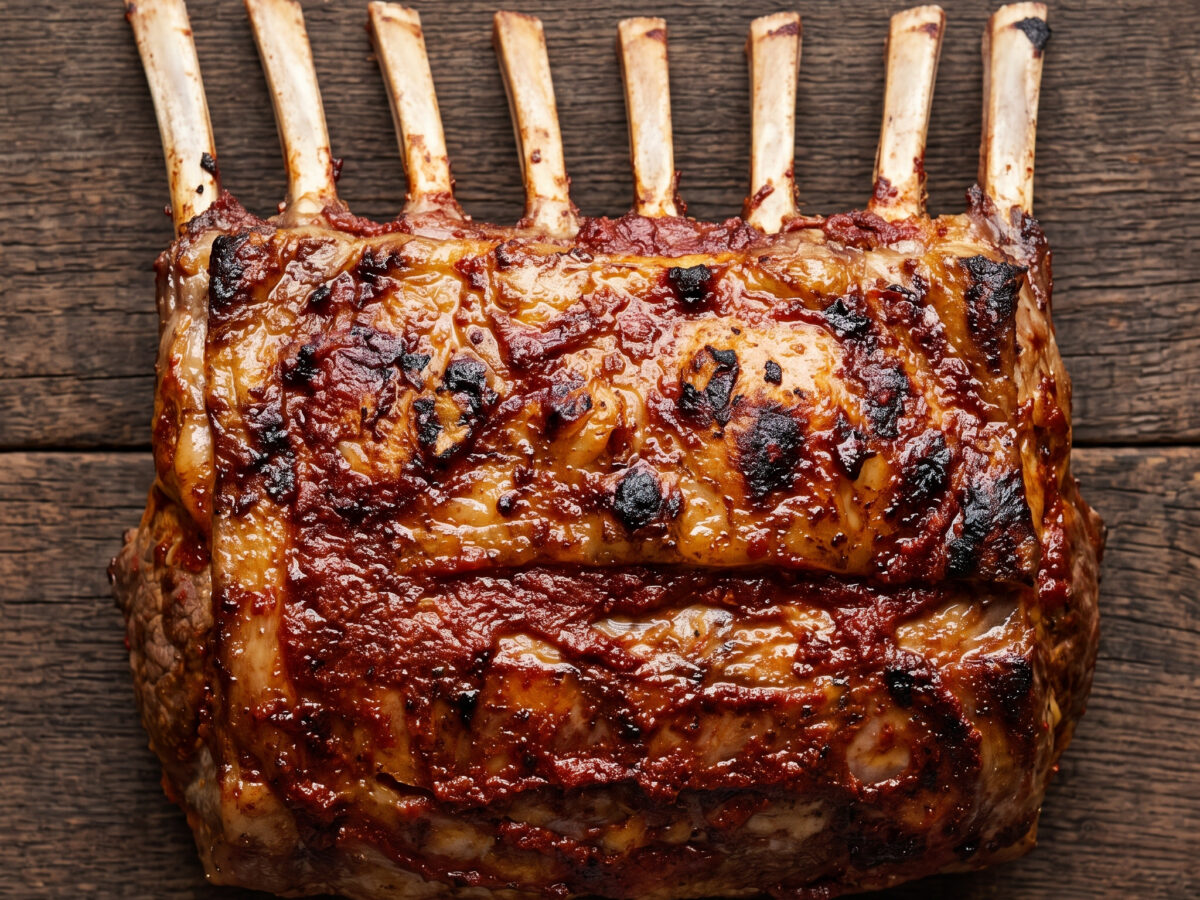 Tunesisches Méchoui-Lammrack mit Harissa