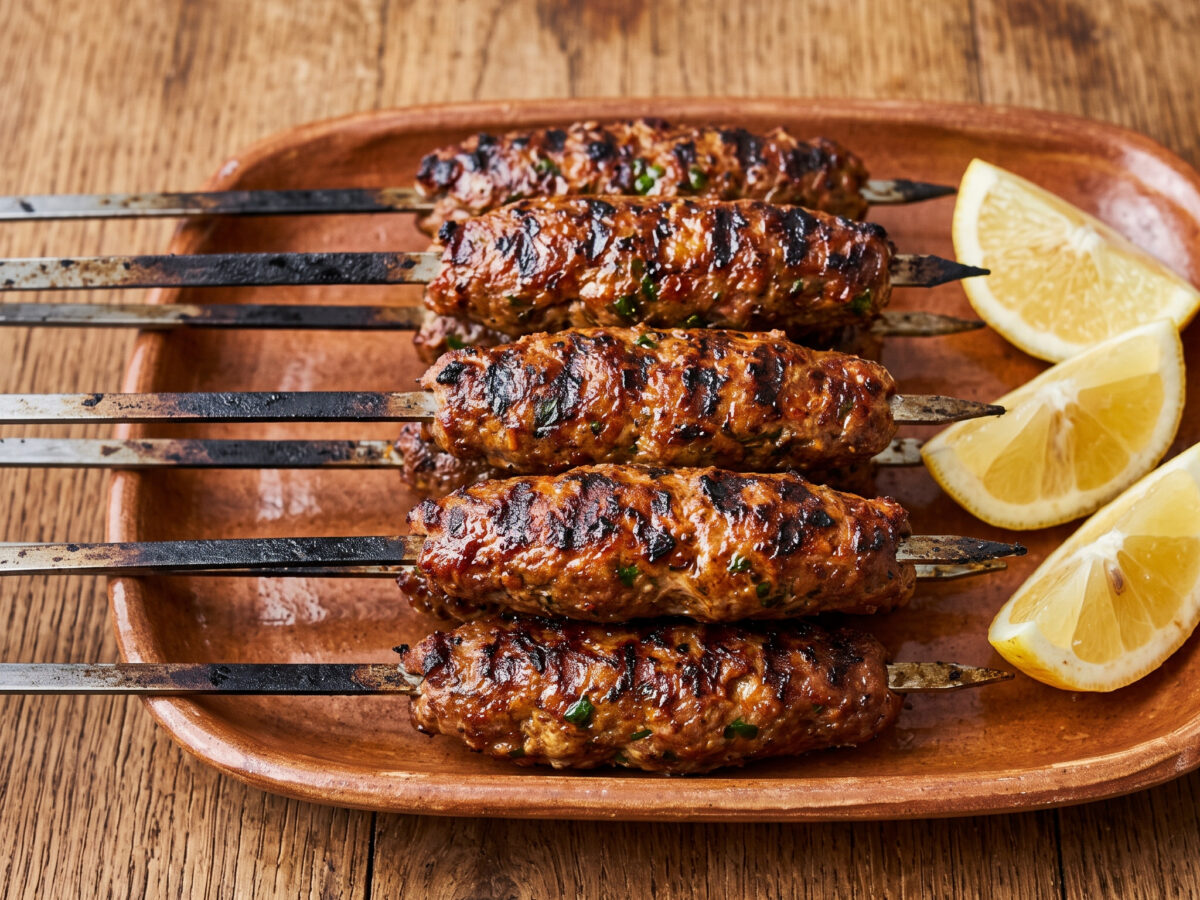 Tunisische Lamm-Kefta-Spieße vom Grill