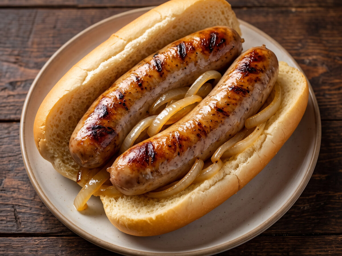 Wisconsin Beer Brats vom Grill