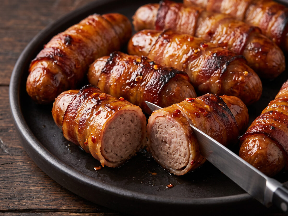 Zweizonen-Grillen für die klebrige Kruste