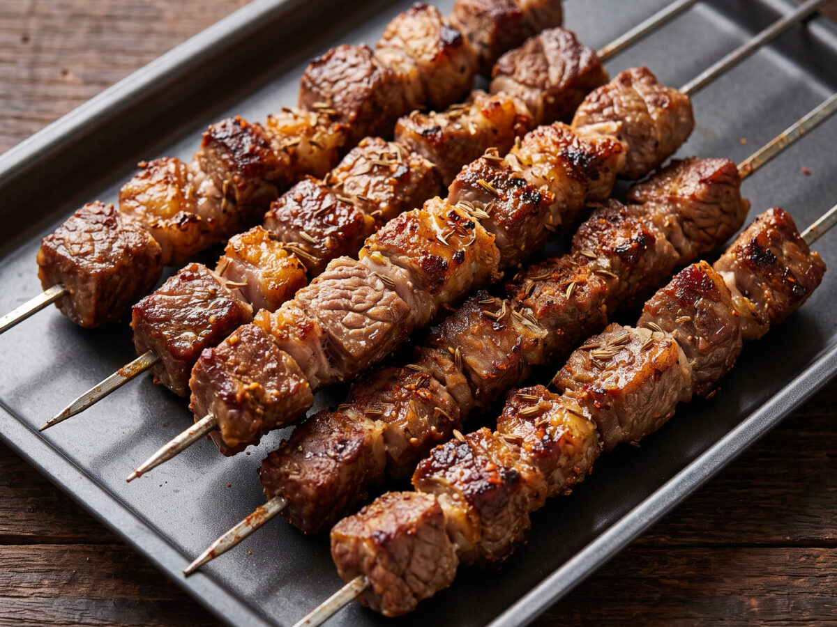 Xinjiang-Lammspieße vom Holzkohlegrill