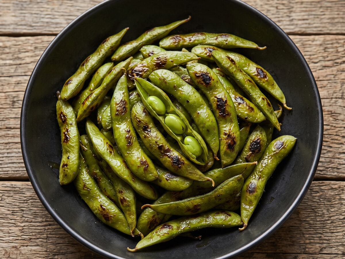 Yaki Edamame vom Grill
