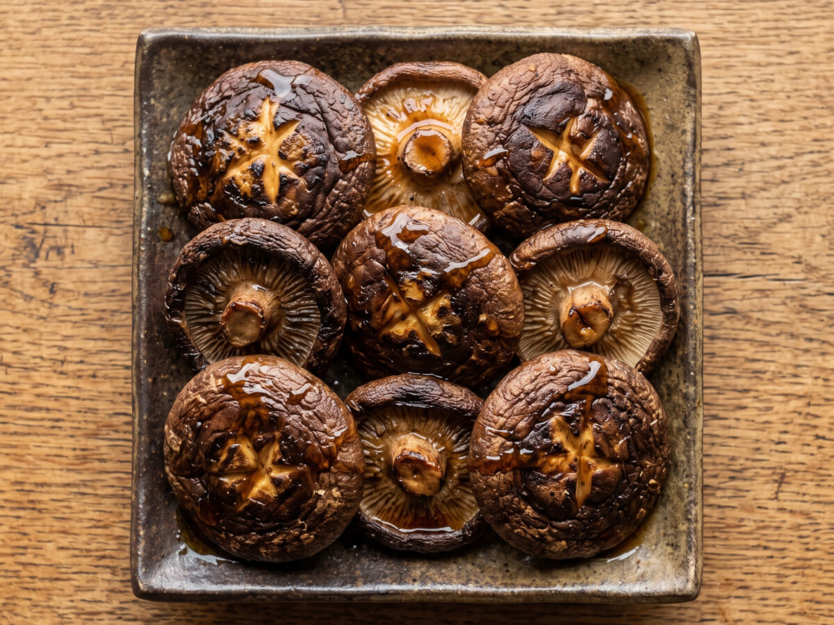 Yaki shiitake mit Ponzu