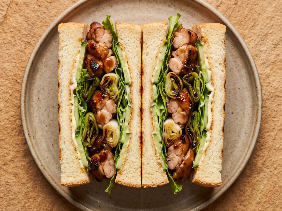 Yakitori-Sando vom Grill